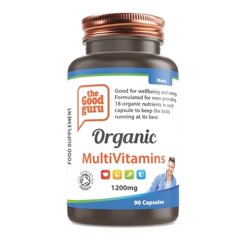 Mens Organic MultiVitamins - 90 Capsules