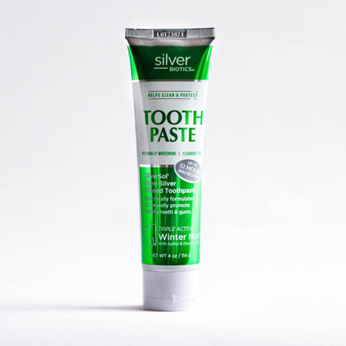 SilverBiotics Natural Whitening Coral Toothpaste 4oz