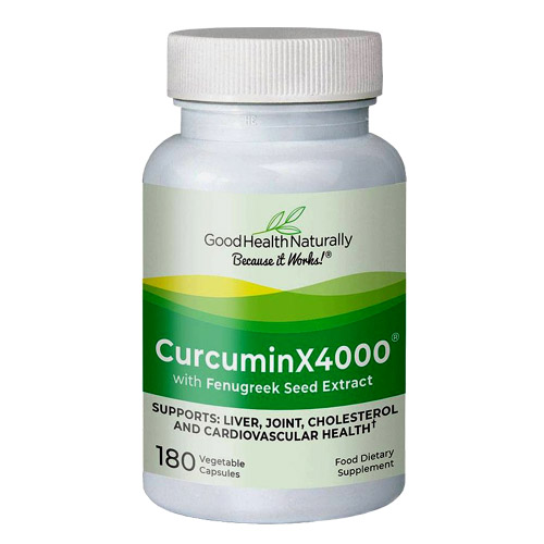 CurcuminX4000 Curcumin X4000 with Fenugreek- 180 Capsules