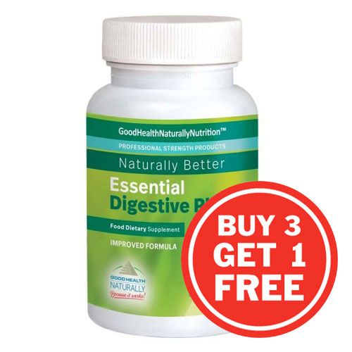 Essential Digestive Plus - 4 x 90 Capsules ( ONE POT FREE )