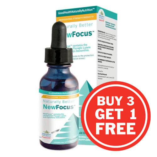 New Focus Drops - 4 x 60ml ( ONE FREE )
