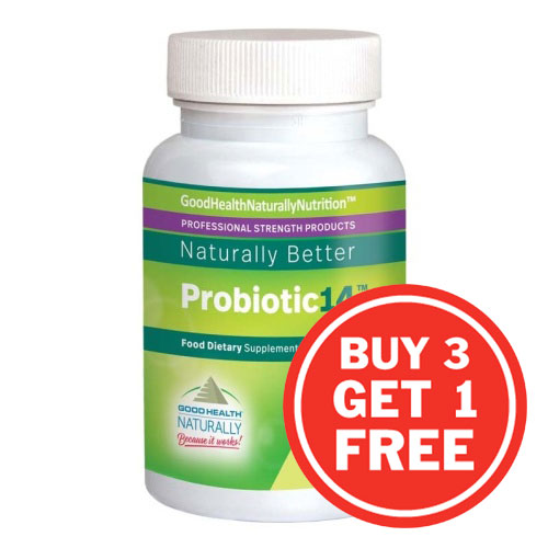 Probiotic14 - 4 x 120 Capsules ( ONE POT FREE )