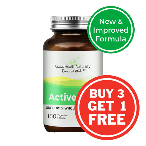 Active Life™ Capsules - New Formula - 4 x 180 capsules ( ONE POT FREE )