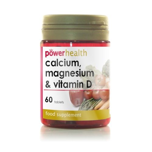 Calcium, Magnesium & Vitamin D - 60 Tablets