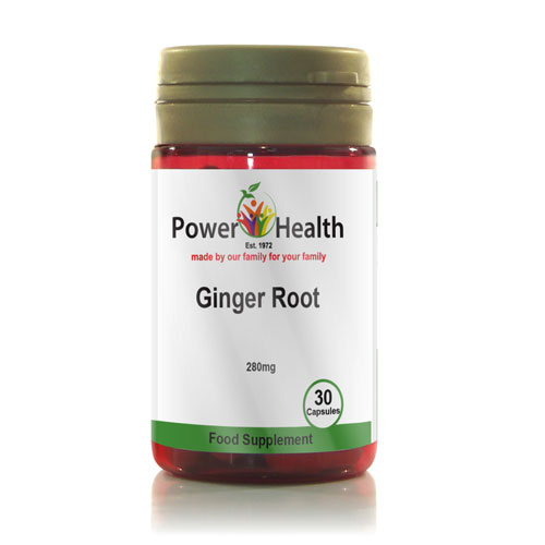 Ginger Root Capsules 280mg - 30 Capsules