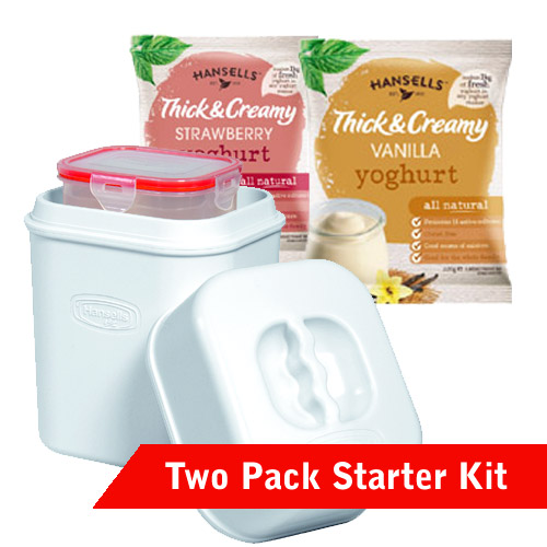 Two Pack Yoghurt Starter Kit
