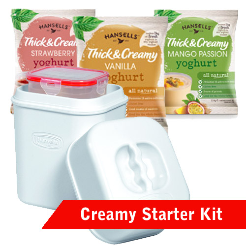 Hansells Yoghurt Thick 'n' Creamy Starter Kit