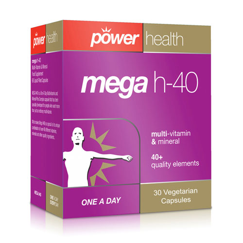 Mega h-40 High Strength Multivitamin & Mineral - 30 Capsules