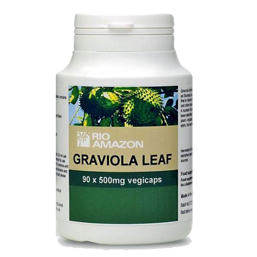 Rio Amazon Graviola Leaf 500mg - 90 Capsules
